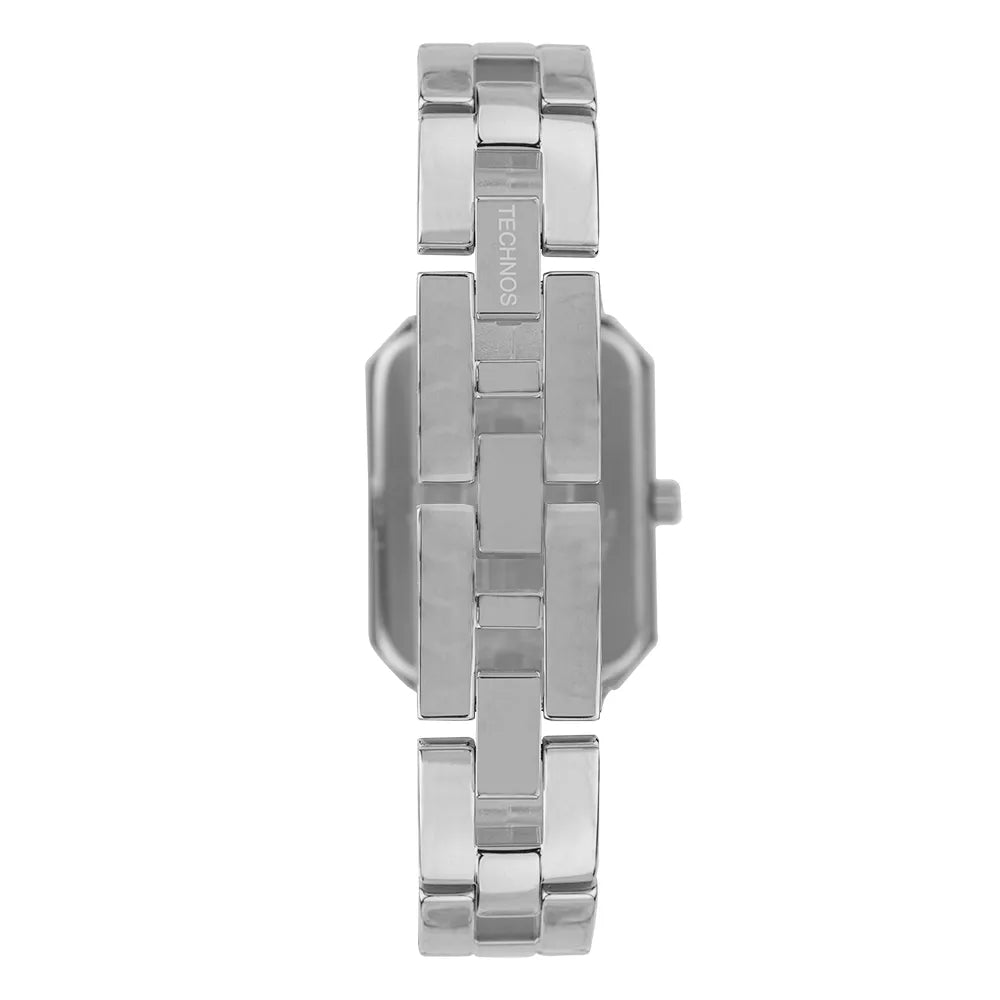 Relógio Technos Feminino Crystal Prata