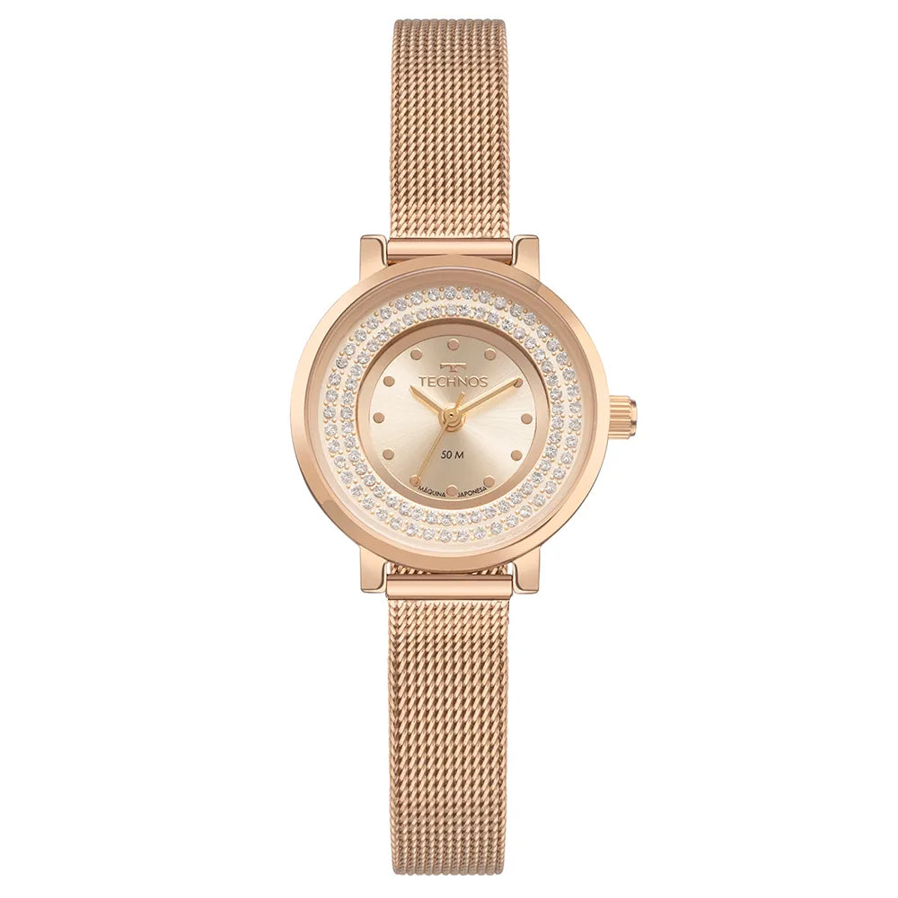 Relógio Technos Feminino Mini Rosé