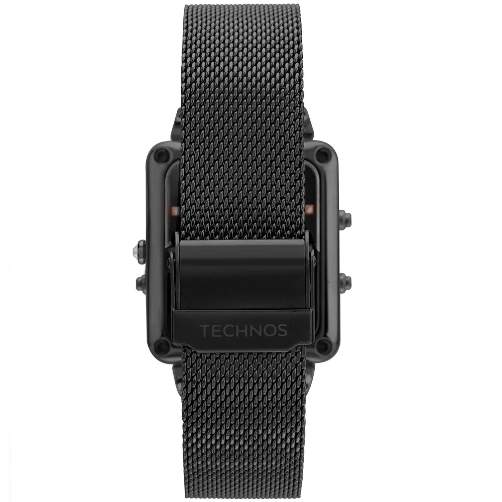 Relógio Technos Feminino Curvas Preto