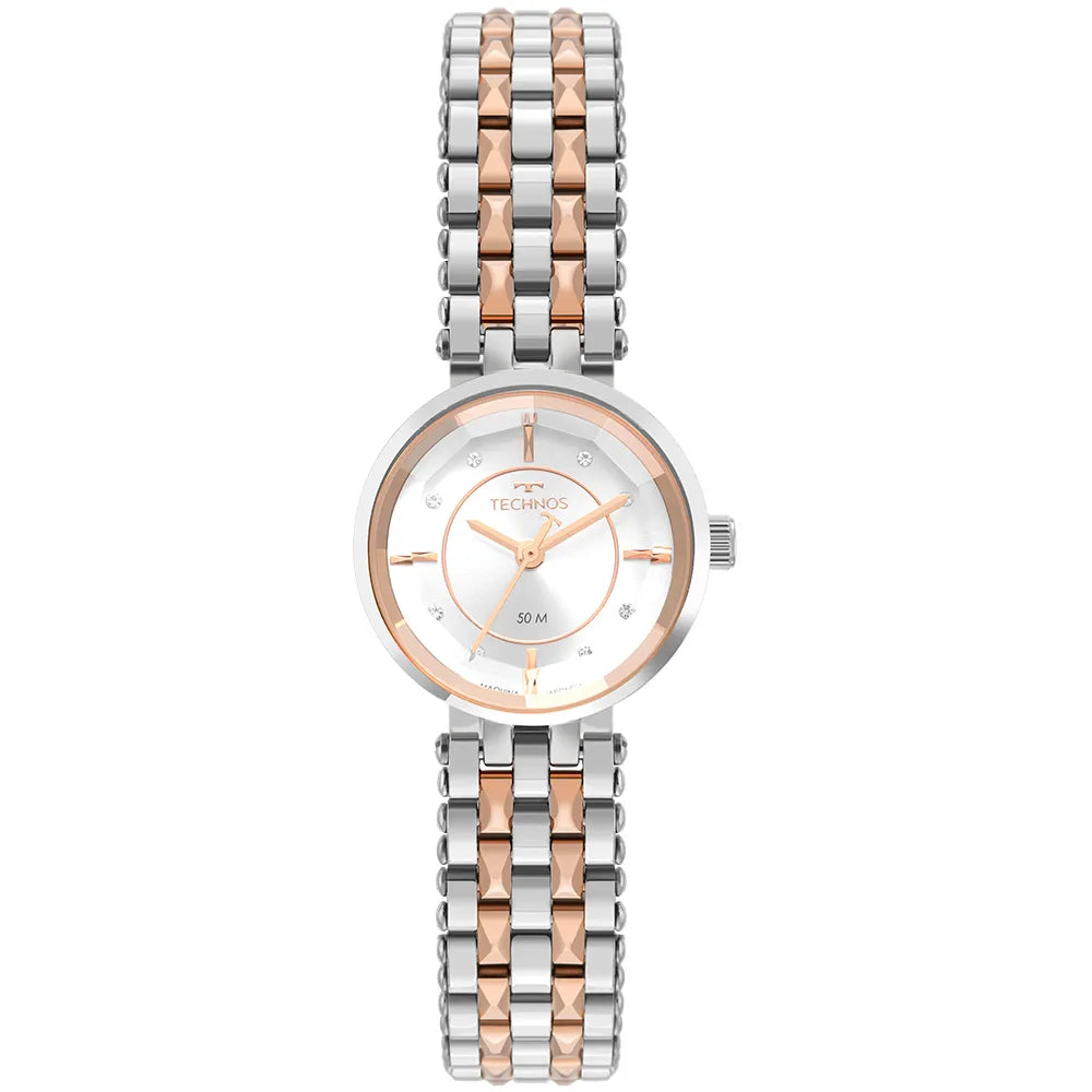 Relógio Technos Feminino Mini Bicolor
