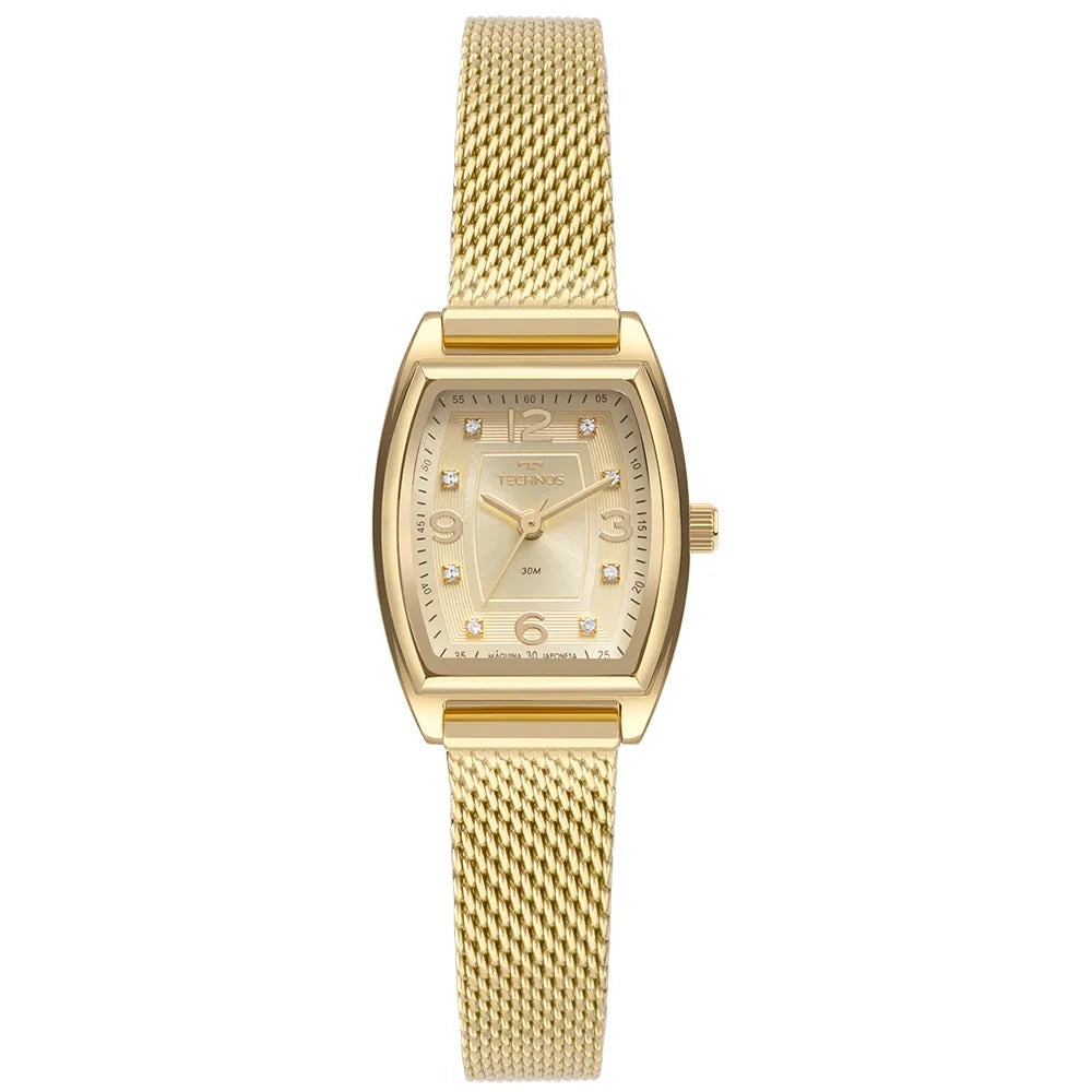 Relógio Technos Feminino Mini Dourado