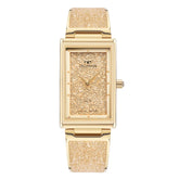 Relógio Technos Feminino Crystal Dourado