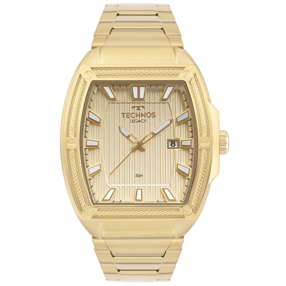 Relógio Technos Masculino Legacy Dourado
