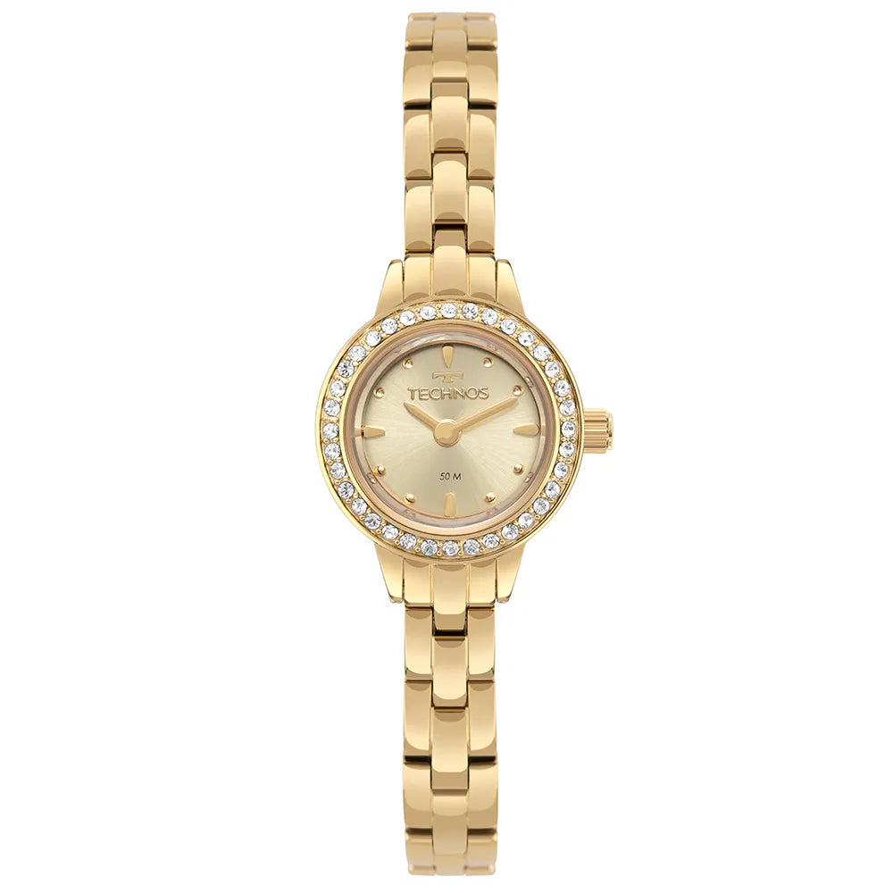 Relógio Technos Feminino Mini Dourado