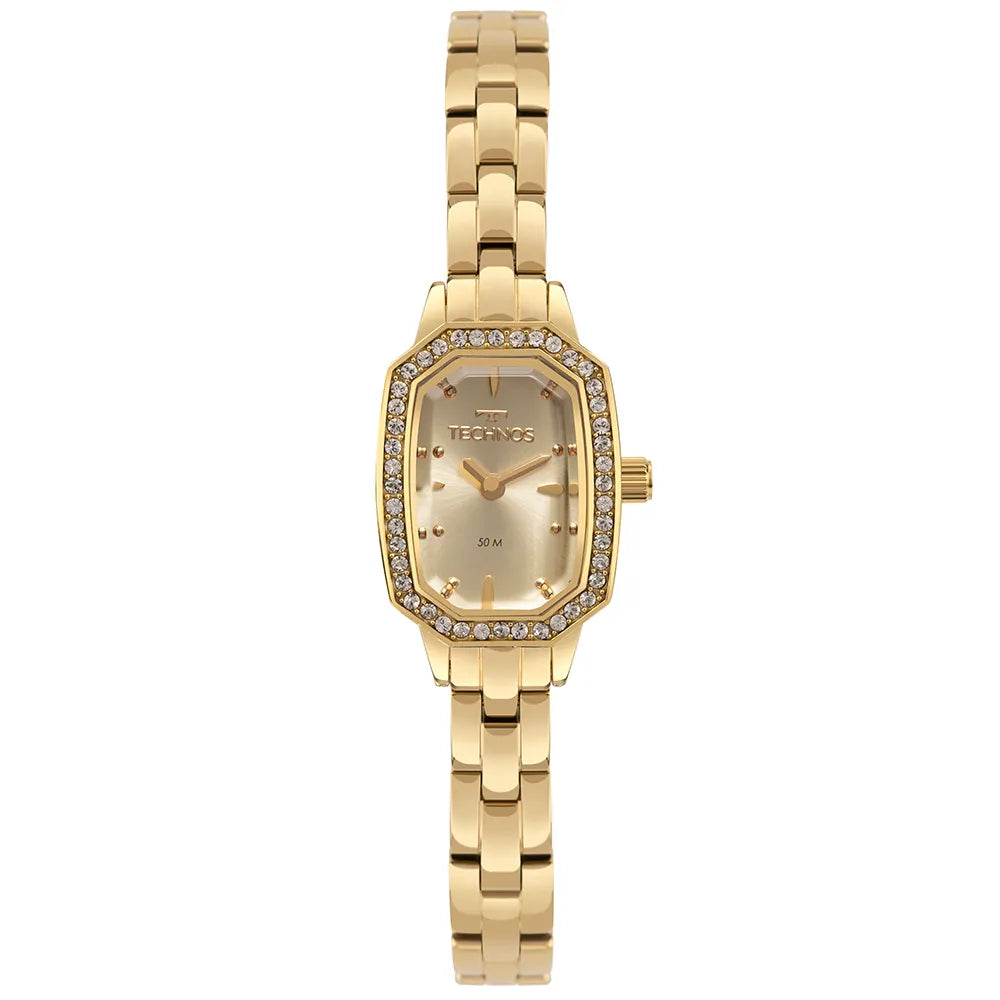 Relógio Technos Feminino Mini Joia Dourado