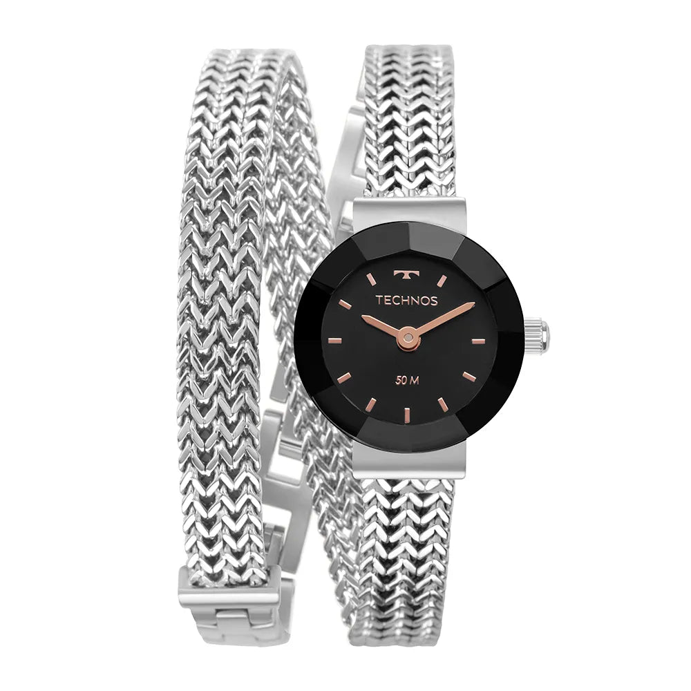 Relógio Technos Feminino Mini Joia Bicolor
