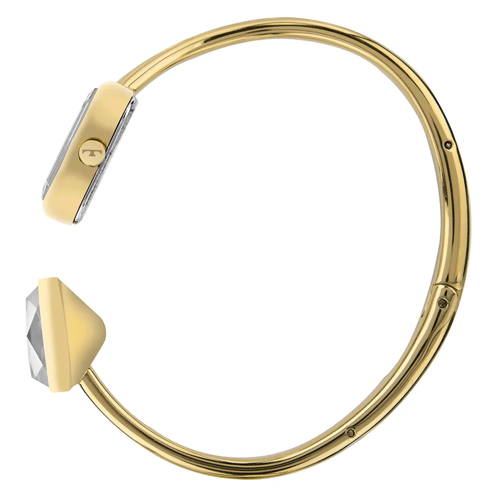 Relógio Technos Feminino Crystal Dourado