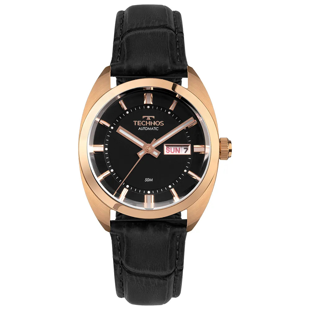 Relógio Technos Masculino Automatico Rosé
