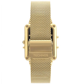 Relógio Technos Feminino Curvas Dourado