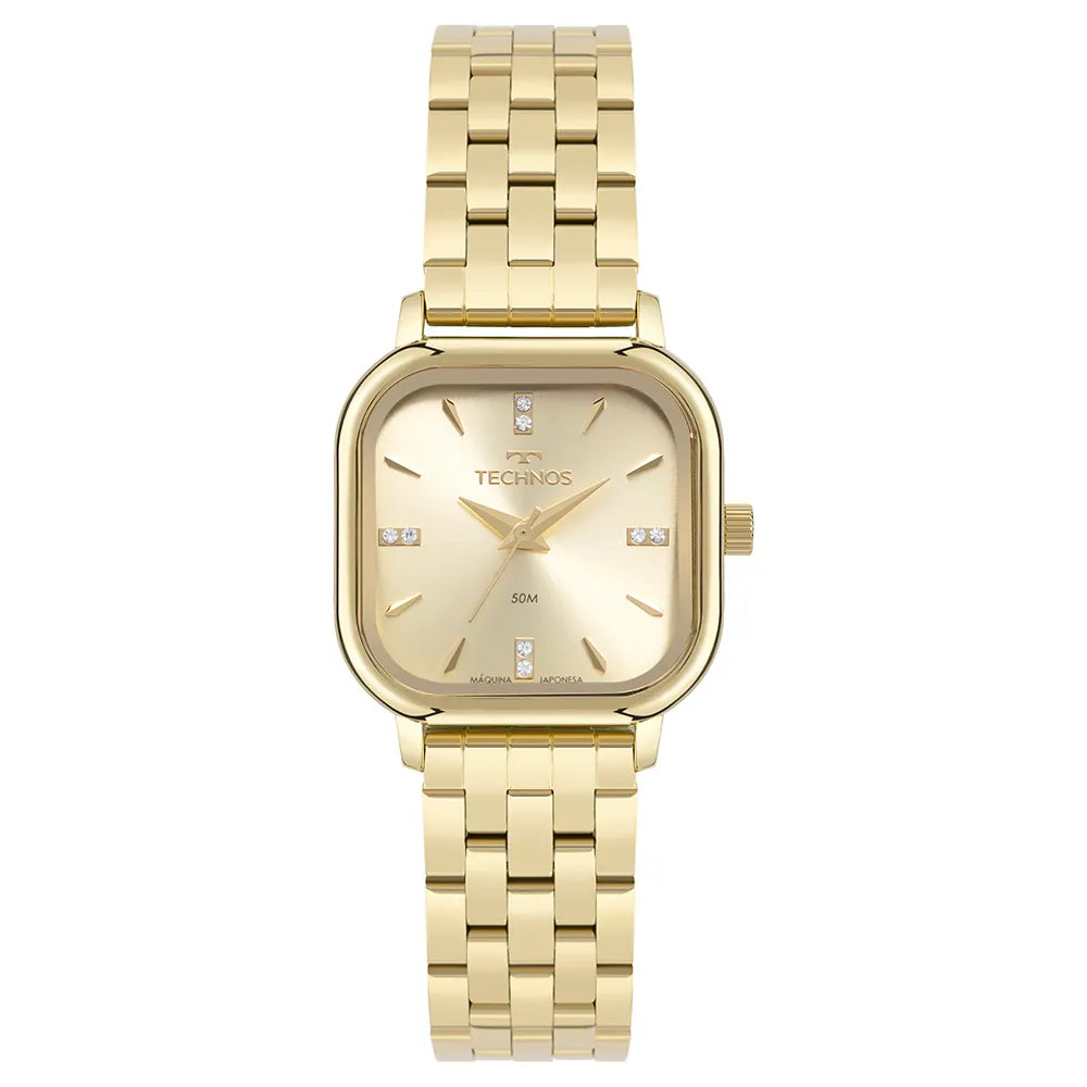 Relógio Technos Feminino Mini Dourado