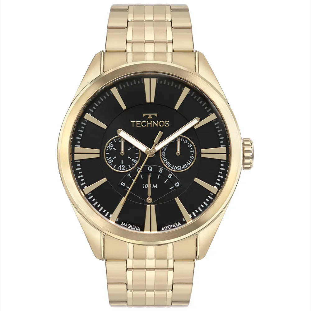 Relógio Technos Masculino Grandtech Dourado