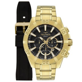 Relógio Technos Masculino Legacy Dourado