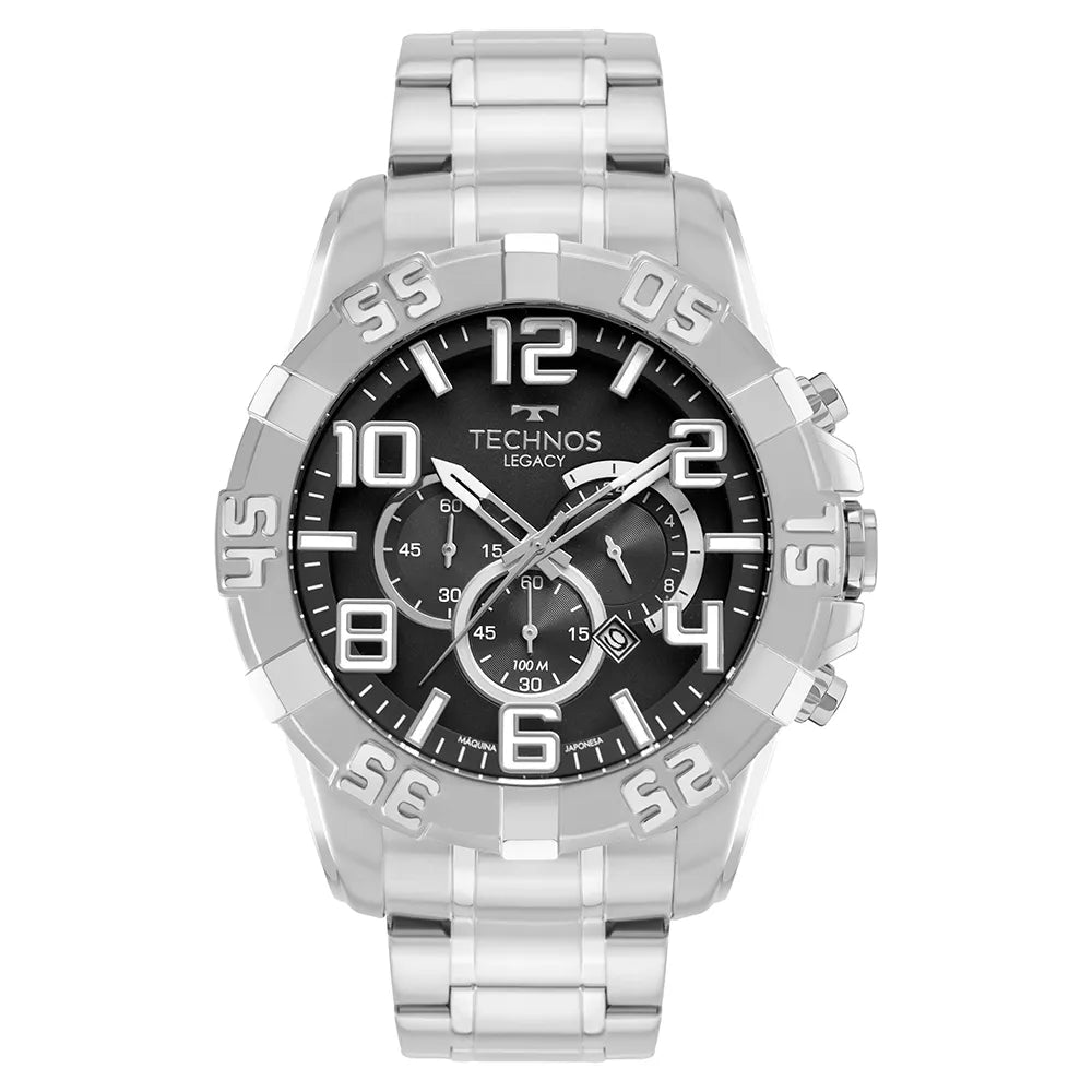 Relógio Technos Masculino Legacy Prata