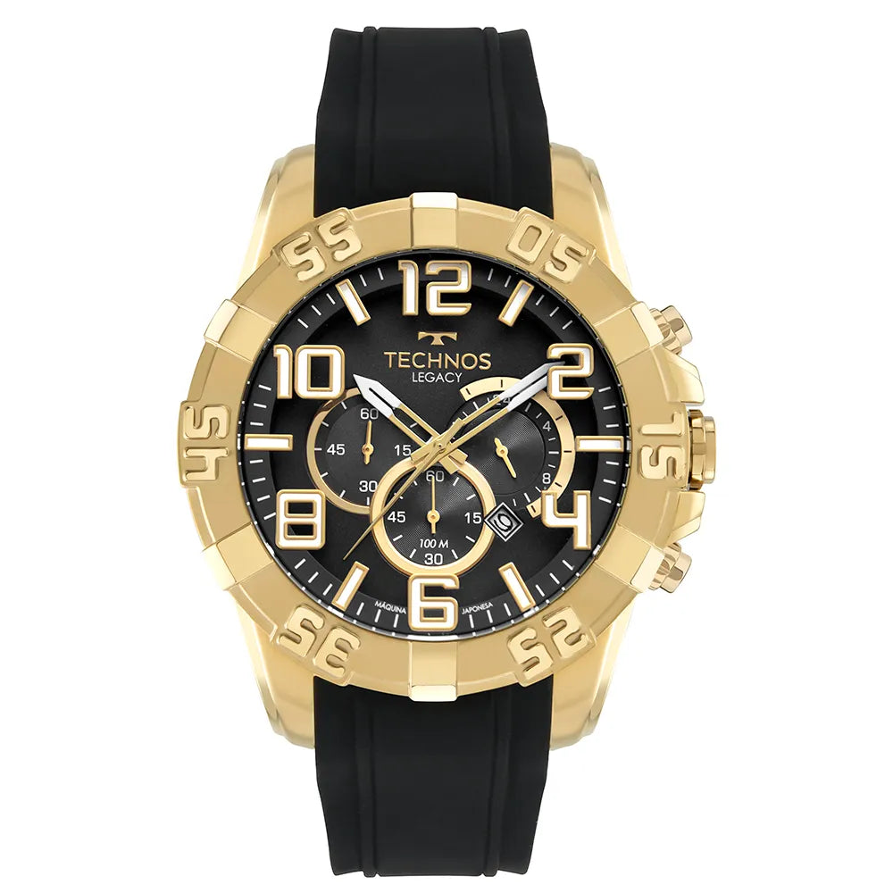 Relógio Technos Masculino Legacy Dourado