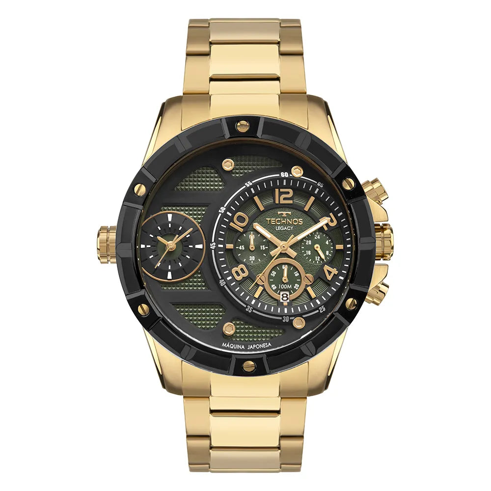 Relógio Technos Masculino Legacy Dourado
