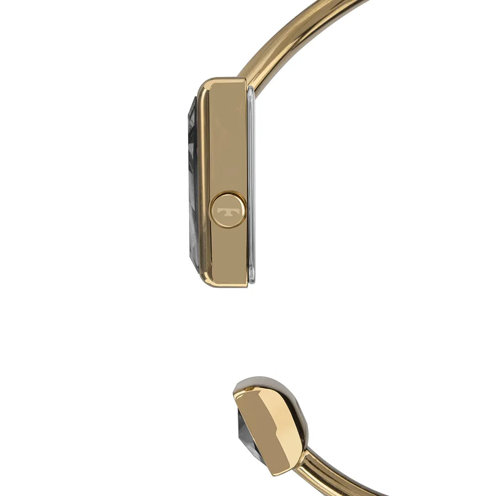 Relógio Technos Feminino Crystal Dourado