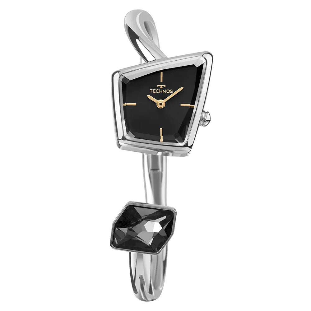 Relógio Technos Feminino Crystal Prata